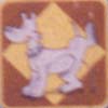 Detail of the sign on the dog-pissing pole