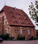 Rossm�hle Youth Hostel. Click for view out of window